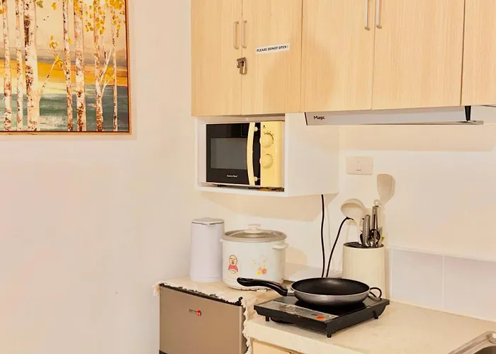 アパート Attractive With Luxury Bed Good For 1-4pax High Speed Wifi With Netflix Free Pool & Parking