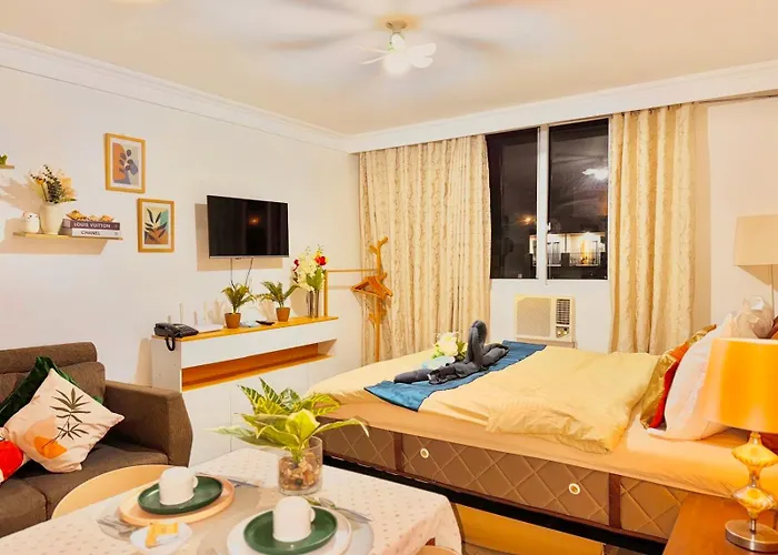 アパート Attractive With Luxury Bed Good For 1-4pax High Speed Wifi With Netflix Free Pool & Parking