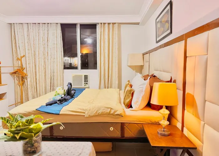 Attractive With Luxury Bed Good For 1-4pax High Speed Wifi With Netflix Free Pool & Parking アパート *